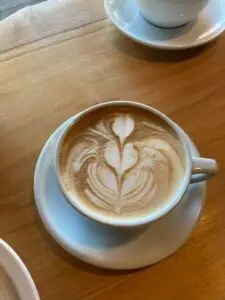 Latte coffee