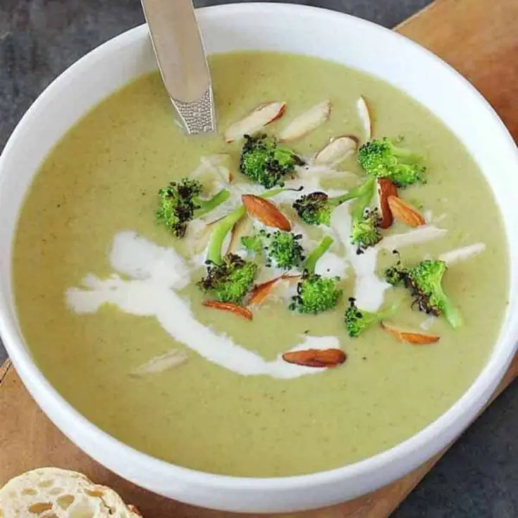 Broccoli Almond Soup